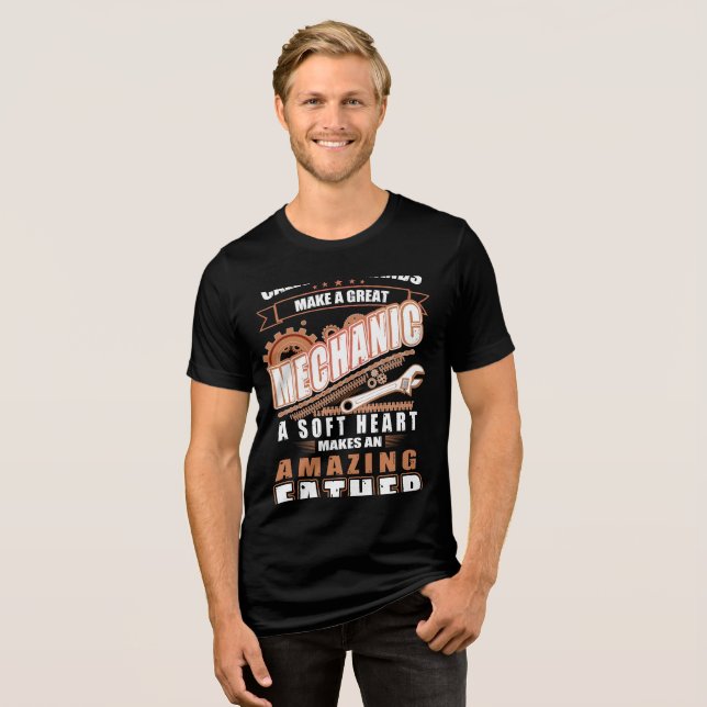 Camiseta Triblenda Amazing Father Mechanic T-Shirt (Anverso Completo)