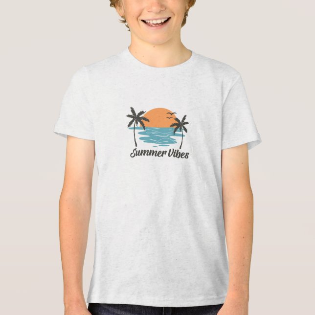 Camiseta Triblenda ambiente de verano (Anverso)