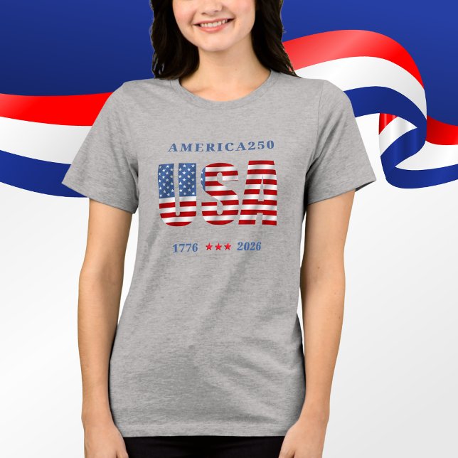 Camiseta Triblenda AMERICA250 1776-2026 Celebration (AMERICA250 1776-2026 Celebration Tri-Blend Shirt)