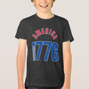 Camiseta Triblenda AMÉRICA 1776 año de libertad
