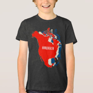 CAMISETA TRIBLENDA AMÉRICA TRI COLOR