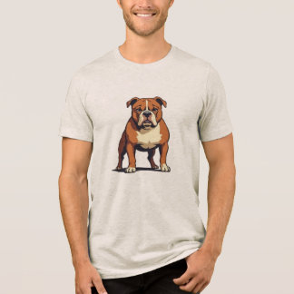 Camiseta Triblenda American Bully Strong and Loyal Vintage