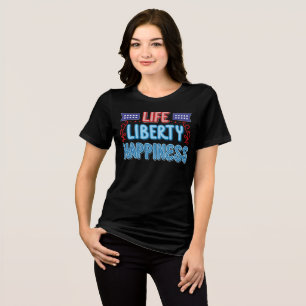 Camiseta Triblenda American Dream Tank Top. Patriotic Women’s Summer.