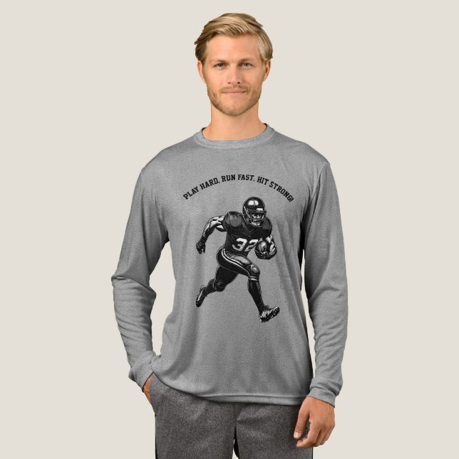 Camiseta Triblenda American Football Player Illustration (Anverso Completo)