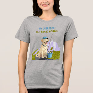 Camiseta Triblenda Amigo Pescador – Edición Labrador Retriever