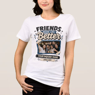 Camiseta Triblenda Amigos cercanos personalizados personalizados