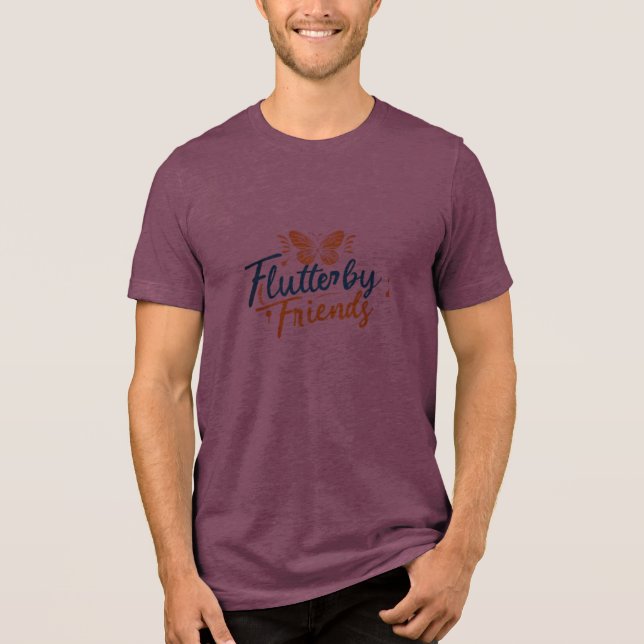Camiseta Triblenda Amigos de Flutterby (Anverso)