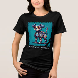 Camiseta Triblenda Amigos de Pixel: Perro de Mecha (Perro Robot) (cam