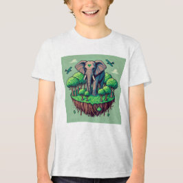 Camiseta Triblenda Amigos de Pixel: Protección forestal (elefante) #0