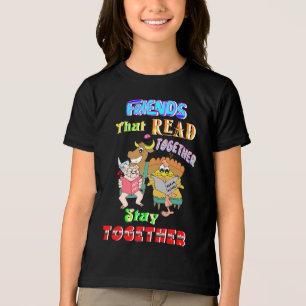Camiseta Triblenda Amigos que leen juntos permanecen juntos