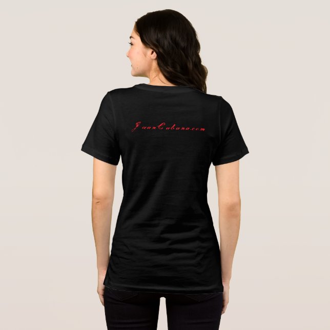 Camiseta Triblenda Amigos sirenas por Juan Cabana T-Shirt (Reverso Completo)