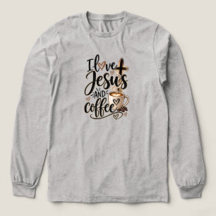 Camiseta Triblenda Amo a Jesús y el café