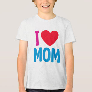CAMISETA TRIBLENDA "AMO A LA MAMÁ" TSHIRT