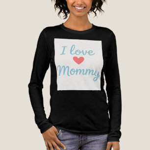 Camiseta Triblenda Amo a la momia - Diseño de corazón lindo para rega