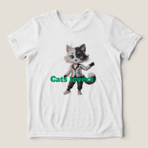Camiseta Triblenda Amo a los gatos