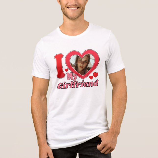 Camiseta Triblenda Amo A Mi Novia, Novia (Anverso)