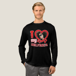 Camiseta Triblenda Amo A Mi Novia Personalizada