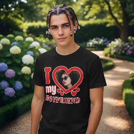Camiseta Triblenda Amo a mi novio personalizado