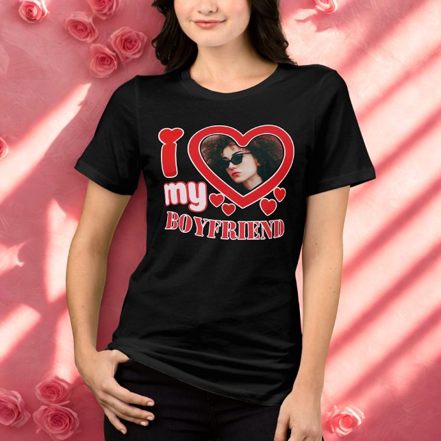 Camiseta Triblenda Amo A Mi Novio Personalizado (Subido por el creador)