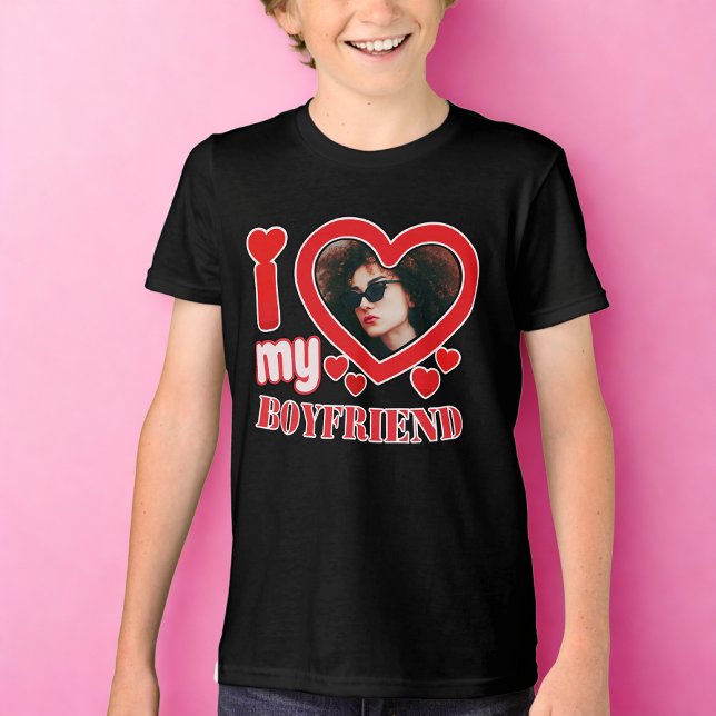 Camiseta Triblenda Amo A Mi Novio Personalizado (Subido por el creador)