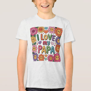 Camiseta Triblenda Amo a mi papá