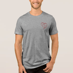 Camiseta Triblenda Amo a mis amigos - Abrazos