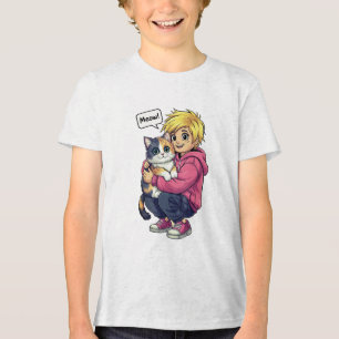 Camiseta Triblenda Amo al gato