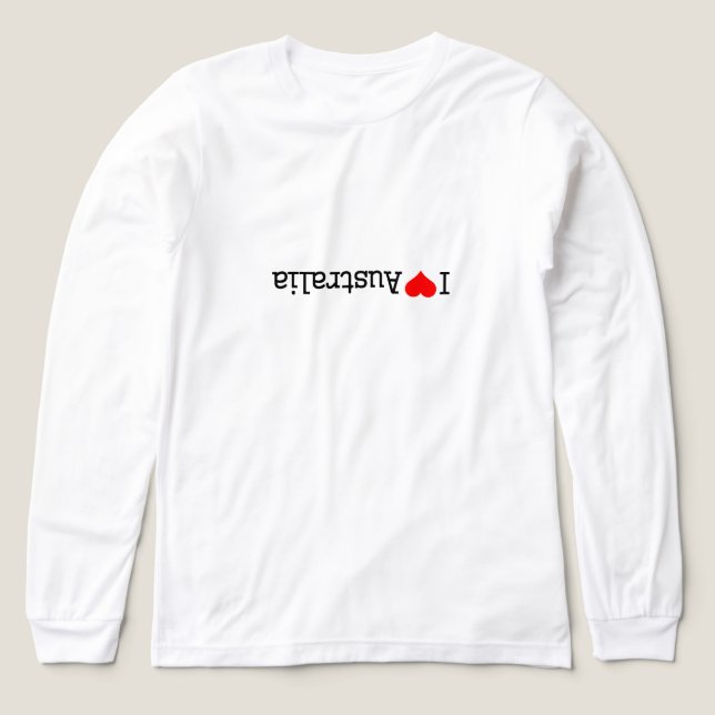 Camiseta Triblenda Amo Australia (Diseño frontal)