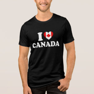Camiseta Triblenda Amo Canadá - Orgulloso Canadá