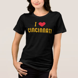 Camiseta Triblenda amo Cincinnati, Ohio
