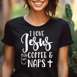 Camiseta Triblenda Amo el café de Jesús y los Napas