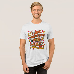 Camiseta Triblenda ¡Amo los Cuajos de Queso!