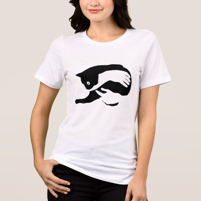 Camiseta Triblenda Amo mi chat  (Anverso)