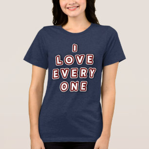 Camiseta Triblenda Amo Todo El Personalizable