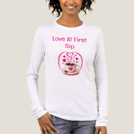 Camiseta Triblenda Amor a Primera Bebida Amante del Café