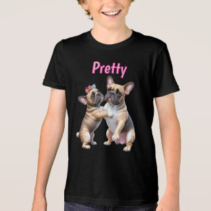 Camiseta Triblenda Amor de Bulldog Francés  Bulldog Francés