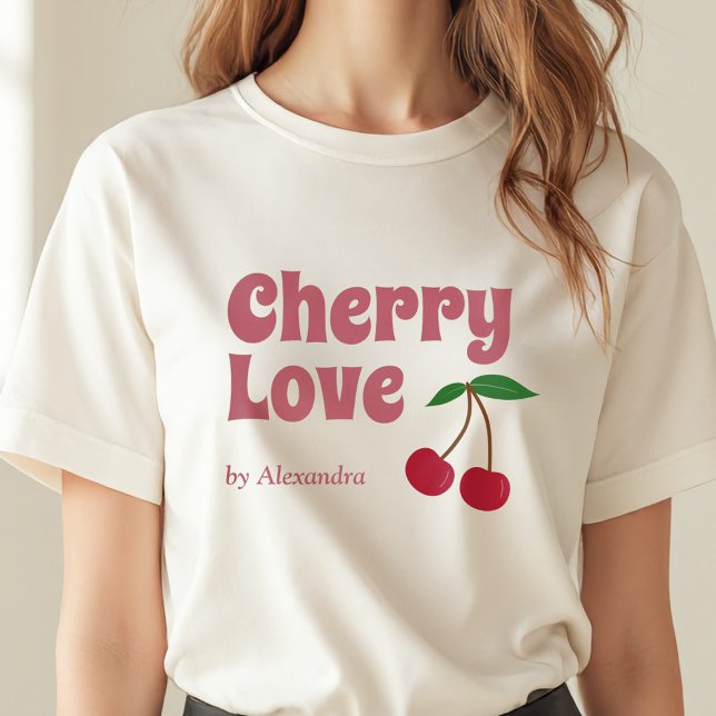 Camiseta Triblenda Amor de cereza (Cherry Love T-Shirt)