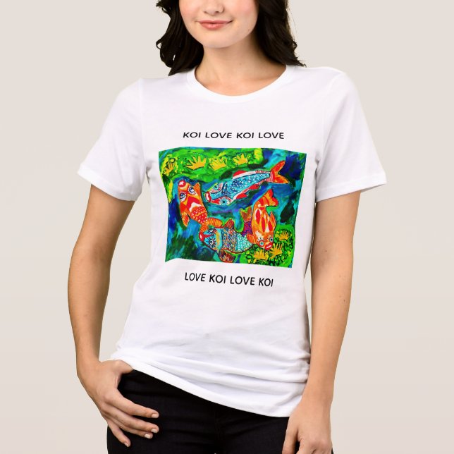 Camiseta Triblenda Amor de Koi (Anverso)