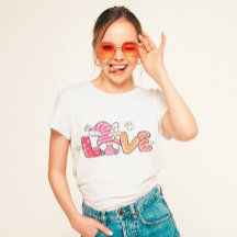 Amor de Pascua Rosa Bunny Gnome Flores Girly