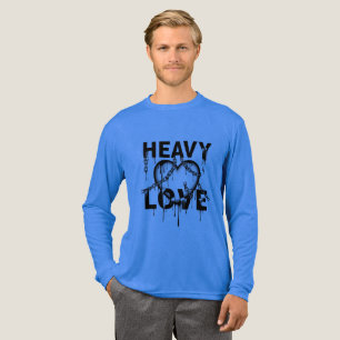 Camiseta Triblenda Amor Intenso - Corazón Goteante y Cadenas Calle Gó