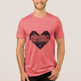 Camiseta Triblenda Amor Pixelado