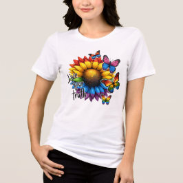 CAMISETA TRIBLENDA AMOR Y APOYO AL ORGULLO LGBTQ
