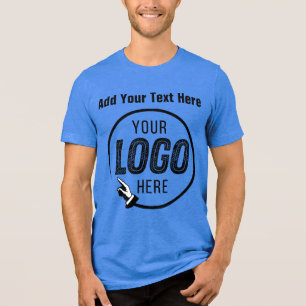 Camiseta Triblenda Añadir imágenes con imagen de imagen con logotipo 