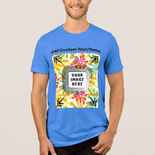 Camiseta Triblenda Añadir su propia imagen fotográfica Texto de image