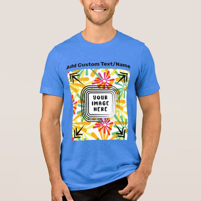 Camiseta Triblenda Añadir su propia imagen fotográfica Texto de image (Anverso)