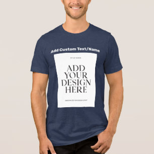 Camiseta Triblenda Añadir su propia imagen fotográfica Texto de image