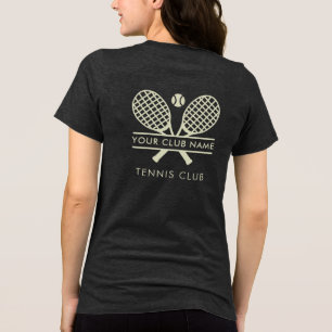 Camiseta Triblenda Añadir tu nombre de club de tenis Personalizado de