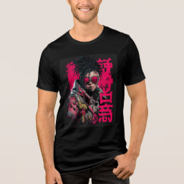 Camiseta Triblenda Anarquía de neón: Ropa callejera ciberpunk para la