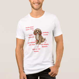 Camiseta Triblenda Anatomía Divertida de un Cockapoo - Regalo Único d