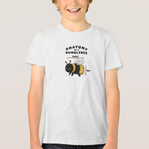 Camiseta Triblenda Anatomía Divertida De Una Abejorro Blebee Bum Lind